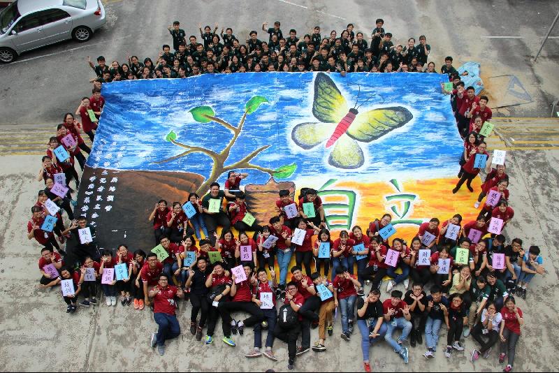 2017年柔佛州第三十一届学生记者队培训营大合照。