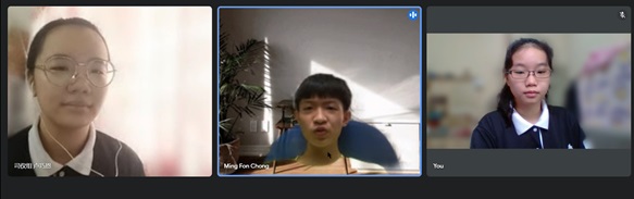 庄铭峰（中）：“有机会能听到关于霸凌的讲座会，老师也教会我们如何避免霸凌，该如何保护好自己，遇到霸凌时该怎么解决，这场醒觉运动让该学生受益不浅。”