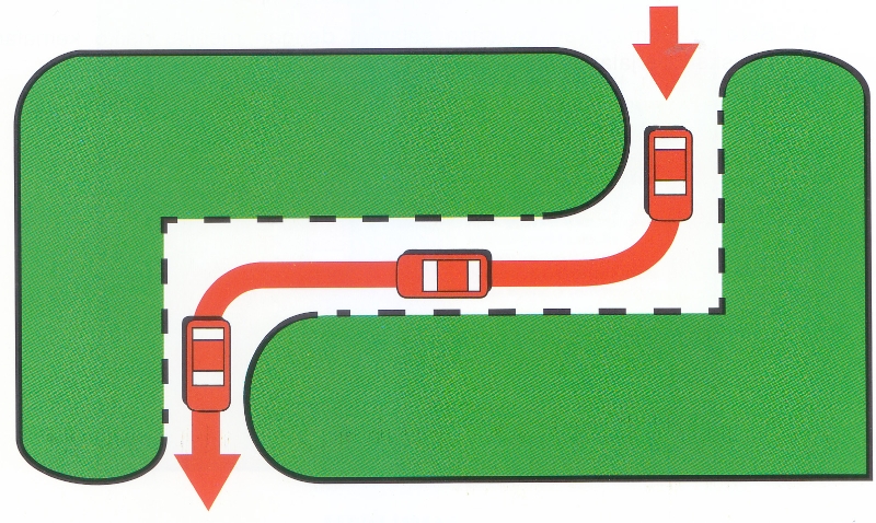 Z型道路示例图。