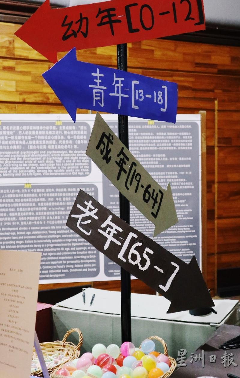 在展区的入口处，执委团向观展者提出了人生选择题：“如果拥有一次机会，你想永远停留在那个年龄阶段？”